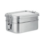 Lunchbox aus Edelstahl als Werbeartikel mit Logodruck