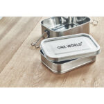 Lunchbox aus Edelstahl – Vorderansicht