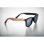 Sonnenbrille mit Kork, Detailaufnahme des Materials