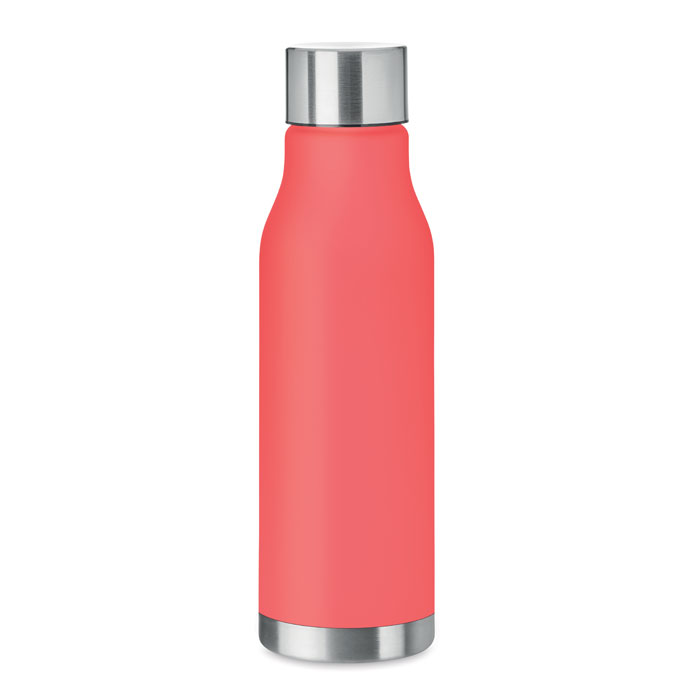 Trinkflasche RPET 600ml Rot als Werbeartikel mit Logodruck