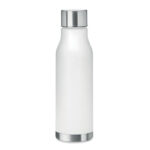 Trinkflasche RPET 600ml Weiß als Werbeartikel mit Logodruck