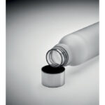 Trinkflasche RPET 600ml Grau, Detailaufnahme des Materials