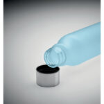 Trinkflasche RPET 600ml Blau, Detailaufnahme des Materials