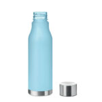 Trinkflasche RPET 600ml Blau, geöffnet dargestellt