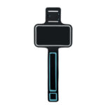 Neopren Smartphone-Tasche, Seitenansicht