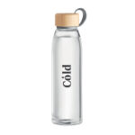 Glasflasche 500ml mit markiertem Druckbereich für Ihr Logo