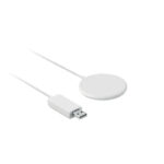 Magnetisches Ladegerät Weiß von oben
