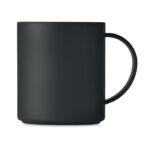 Kaffeebecher 300ml Schwarz von oben