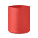 Kaffeebecher 300ml Rot, Seitenansicht
