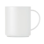 Kaffeebecher 300ml Weiß von oben