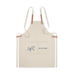 Küchenschürze Organic Cotton mit markiertem Druckbereich für Ihr Logo