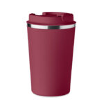 Doppelwandiger Becher 350ml Rot als Werbeartikel mit Logodruck