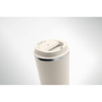 Doppelwandiger Becher 350ml Braun, Detailaufnahme des Materials