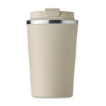 Doppelwandiger Becher 350ml Braun, Seitenansicht
