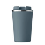 Doppelwandiger Becher 350ml Blau von oben