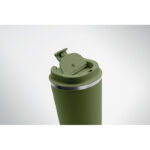Doppelwandiger Becher 350ml Gruen, Detailaufnahme des Materials