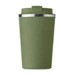 Doppelwandiger Becher 350ml Gruen, Seitenansicht