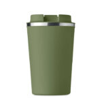 Doppelwandiger Becher 350ml Gruen von oben
