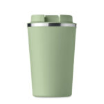 Doppelwandiger Becher 350ml Gruen, Seitenansicht