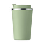 Doppelwandiger Becher 350ml Gruen von oben