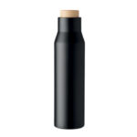 Isolierflasche 500ml Schwarz als Werbeartikel mit Logodruck