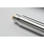 Isolierflasche 500ml Silber, Detailaufnahme des Materials
