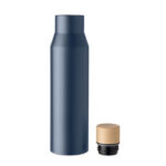Isolierflasche 500ml Blau, Seitenansicht