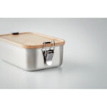 Lunchbox Edelstahl, Detailaufnahme des Materials