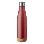 Doppelwandige Isolierflasche Rot als Werbeartikel mit Logodruck
