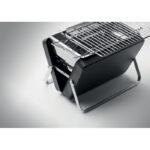 Tragbarer Grill, Detailaufnahme des Materials