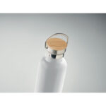 Isolierflasche 750 ml Weiß, Detailaufnahme des Materials
