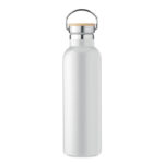 Isolierflasche 750 ml Weiß von oben