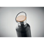 Isolierflasche 1000 m l Schwarz, Detailaufnahme des Materials