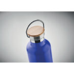 Isolierflasche 1000 m l Blau, Detailaufnahme des Materials