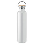 Isolierflasche 1000 m l Weiß als Werbeartikel mit Logodruck