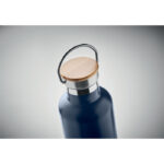 Isolierflasche 1000 m l Blau, Detailaufnahme des Materials
