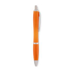 Druckkugelschreiber RPET Orange von oben