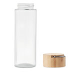 Trinkflasche Glas 500ml, geöffnet dargestellt