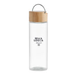 Trinkflasche Glas 500ml mit markiertem Druckbereich für Ihr Logo