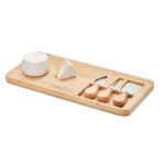 Käsebrett-Set mit markiertem Druckbereich für Ihr Logo