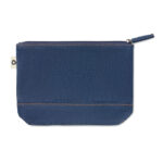 Denim Kosmetiktasche von oben