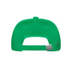 Cap organic cotton 250 g/m² Gruen, Rückansicht