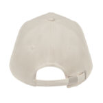 Cap organic cotton 250 g/m² Braun, geöffnet dargestellt