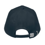 Cap organic cotton 250 g/m² Blau, Rückansicht