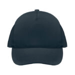 Cap organic cotton 250 g/m² Blau von oben