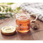 Wildblumenhonig 50 g Glas mit markiertem Druckbereich für Ihr Logo