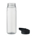 Trinkflasche RPET 650ml Schwarz, Rückansicht