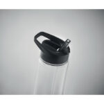 Trinkflasche RPET 650ml Schwarz, Detailaufnahme des Materials