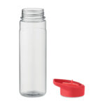 Trinkflasche RPET 650ml Rot, Rückansicht