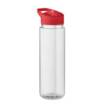 Trinkflasche RPET 650ml Rot, Seitenansicht